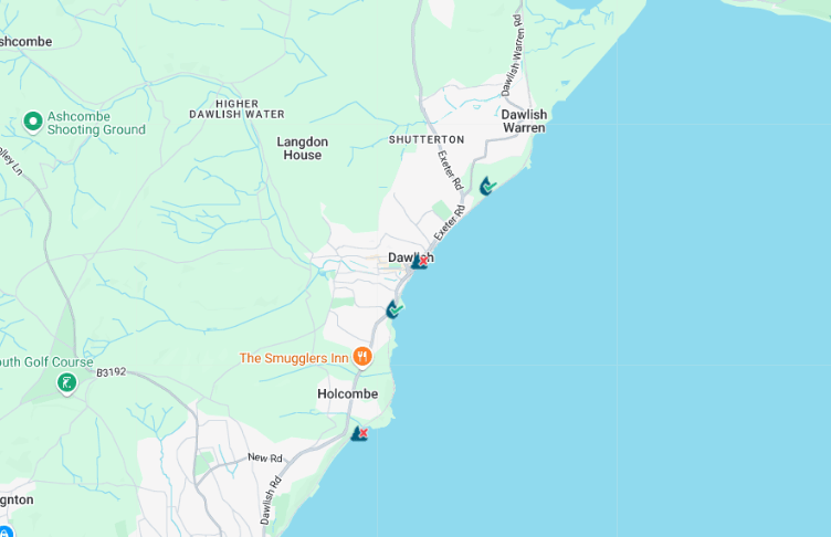 Dawlish Town and Teignmouth Holcombe beaches have been flagged by Surfer’s Against Sewage.