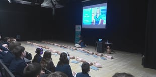 Teign Students Learn CPR