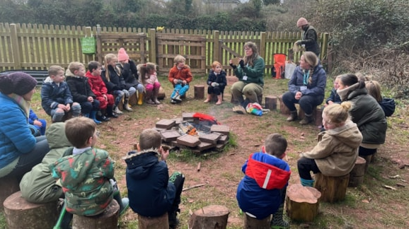 Forest school flourishes thanks to water company fund 