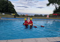 Fire crew rescues blow-up doll, mannequin baby and inflatable ducks from hotel pool