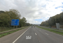 M5 car fire near Exminster 'accidental', says fire service