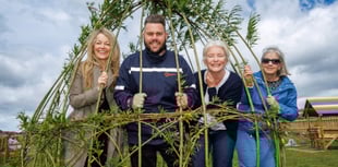 Shaldon Play Park's New Willow Wigwam