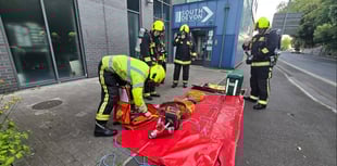 College in Newton Abbot plays host to town's fire crew for training 