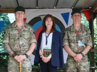Stover School's cadet force welcomes inspecting officers 
