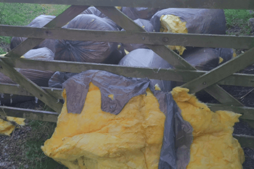 The bags were discovered on Tuesday, June 3