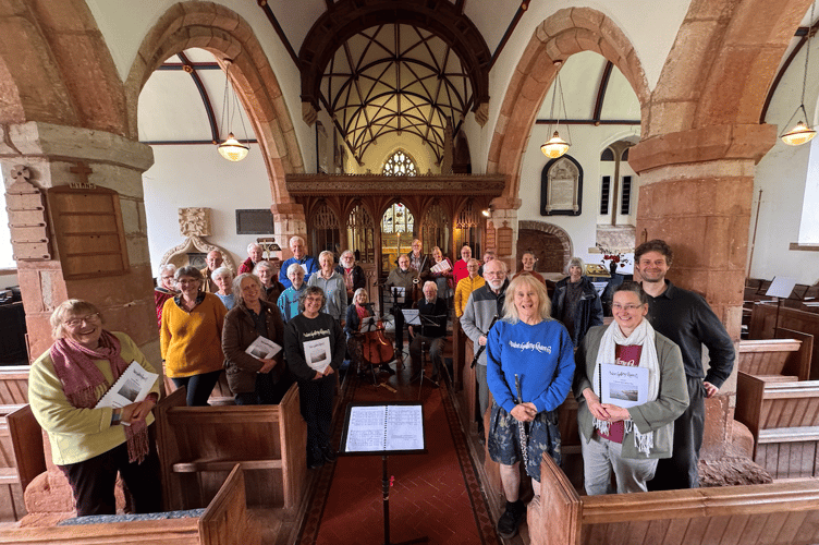 The Devon West Gallery Quire, a costumed quire, recently performed the works of William Bennett at All Saints Church,
