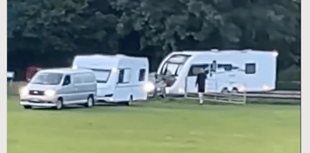 Travellers encamped at park given verbal notice to leave 