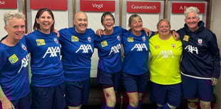 Anfield experience for Dawlish walking footballer
