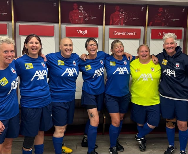 Anfield experience for Dawlish walking footballer