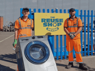 Affordable white goods on sale at recycling centres
