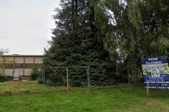 The derelict former police station in Heavitree Road, Exeter