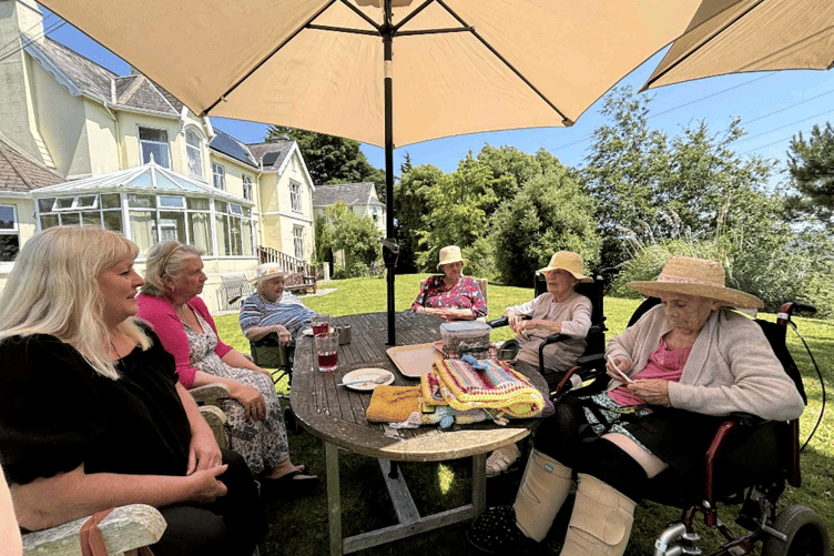 Ladies from Newton Abbot WI were warmly welcomed at Lake View Residential Home