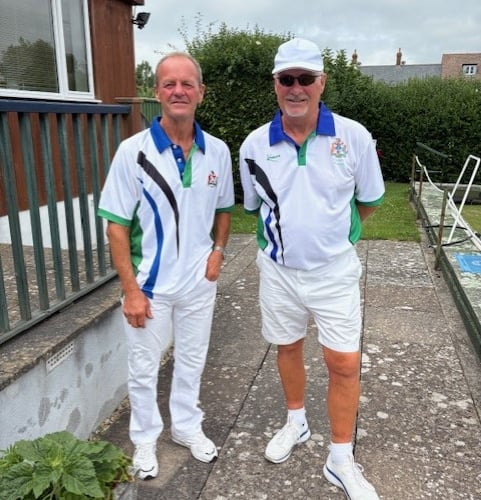 County Badge awards for Jeff Sharland and Rob Horrell