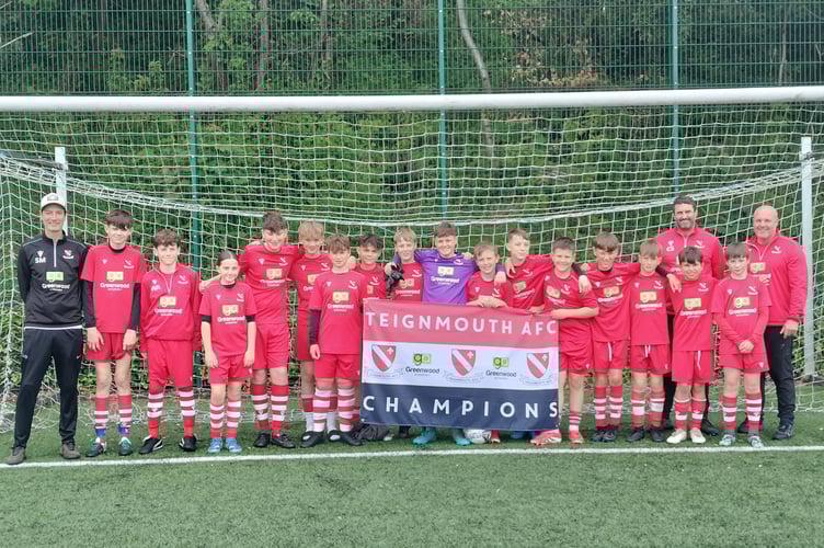Teignmouth AFC U13 champions