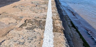 New safety line painted on sea wall after recent tragedies