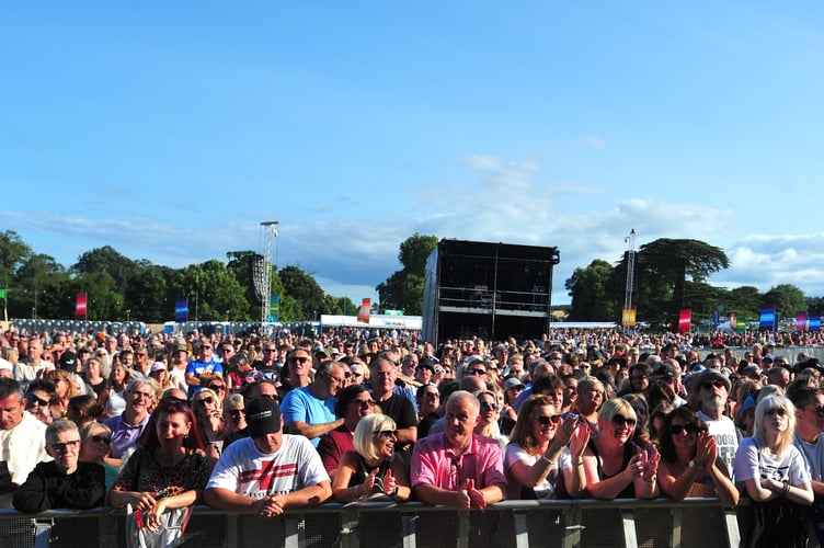 Duran Duran at Powderham Castle. Nile Rodgers & Chic