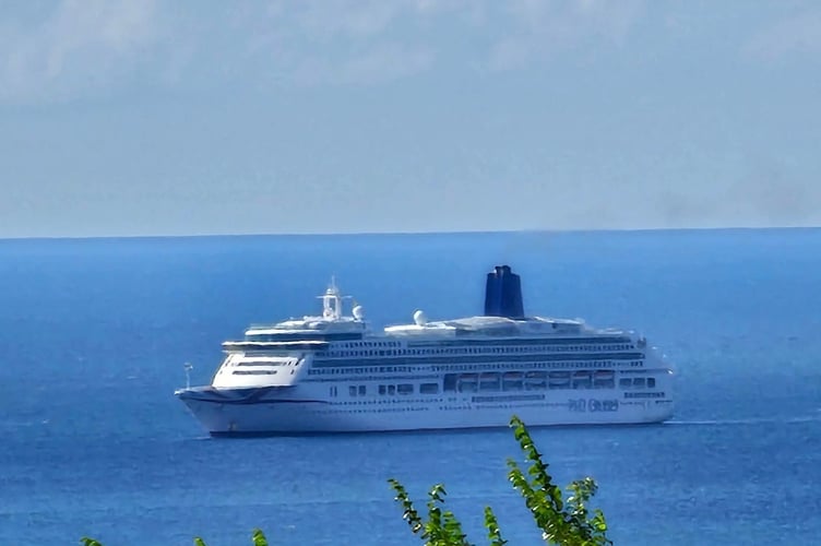 This picture of cruise ship Aurora was taken by David Crouchen. 