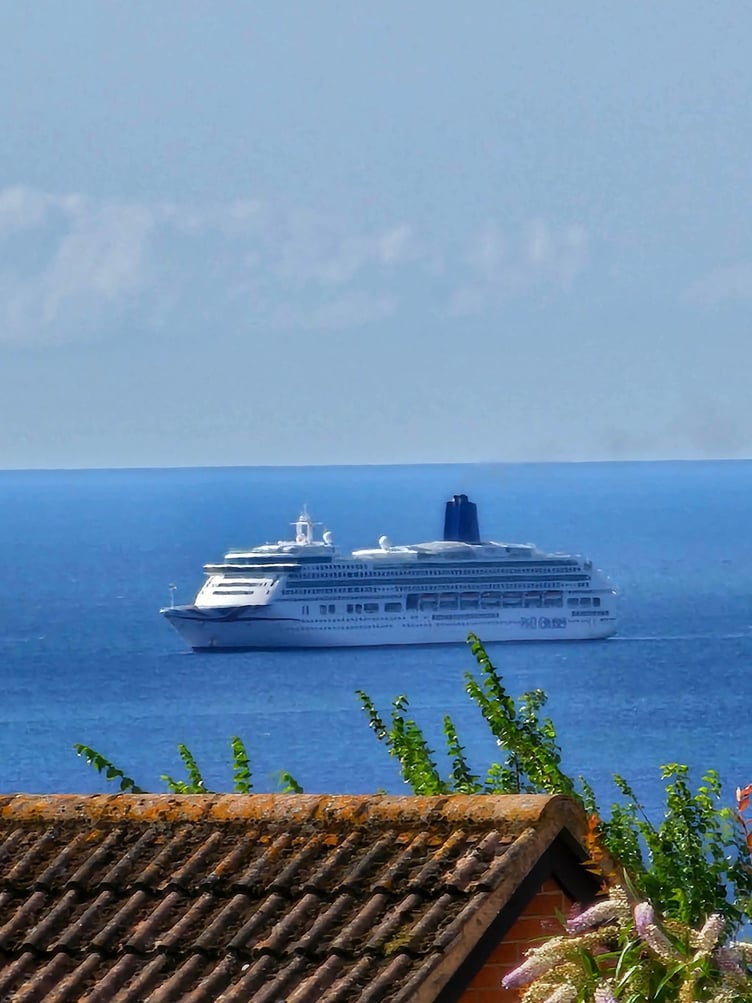 This picture of cruise ship Aurora was taken by David Crouchen.