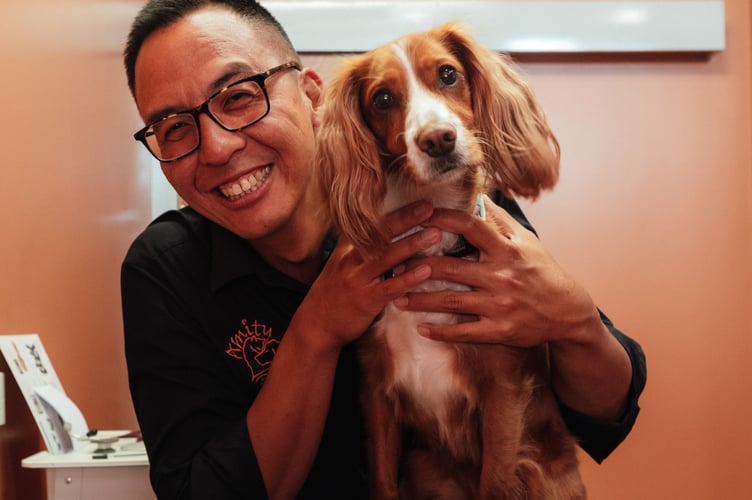 Dr Lennon Foo, founder of Amity Vets, Newton Abbot