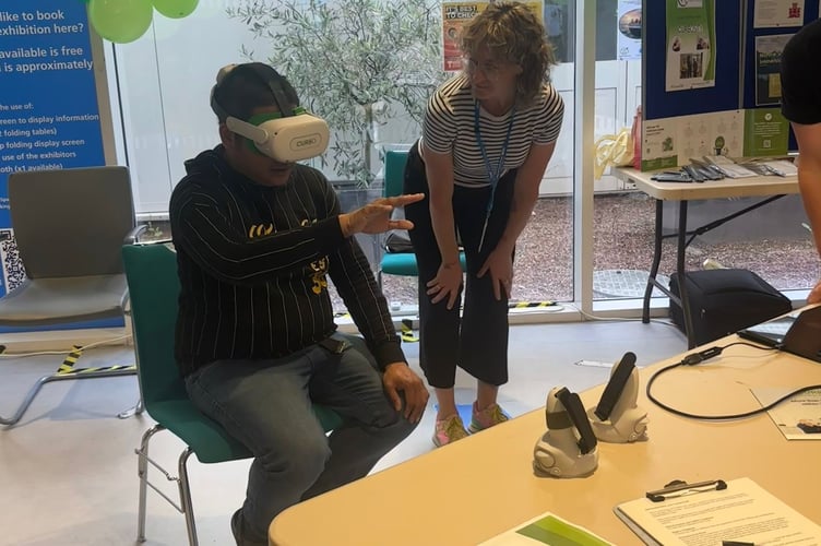 Virtual Reality pain therapy at Torbay and South Devon Healthcare Trust. 