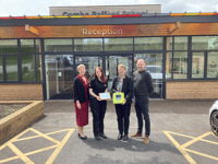 New defibrillator for special need school as Rotary pay visit 
