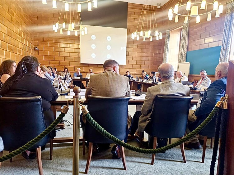 Councillors debate the possible removal of the fire co-responder service (Image courtesy: Nigel Kenneally).