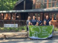 Green Flag flying at country park 