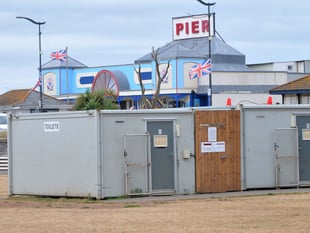 Toilets trashed by vandals 