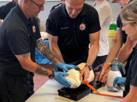 Casualty care focus as firefighters turn to tourniquet training 
