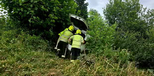 Fire crew called after report of family trapped in car