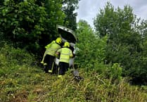 Fire crew called after report of family trapped in car