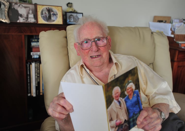 Newton Abbot resident Philip Coaker who has celebrated his 100th birthday