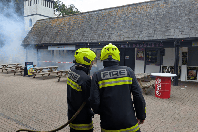 Firefighter training at Trago Mills - July 2025