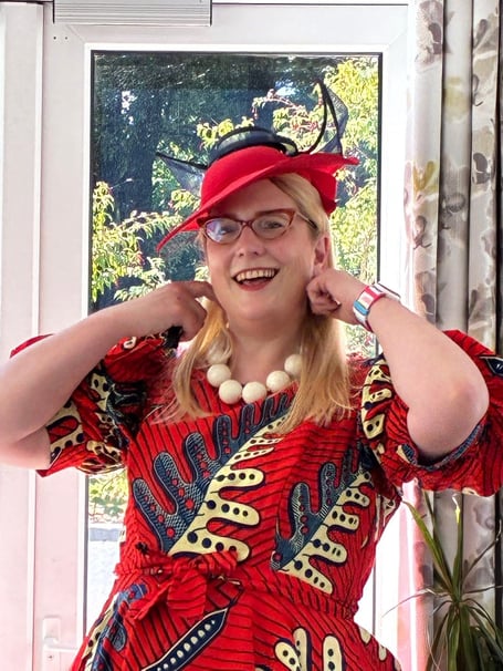 Author Sarah McIntyre.