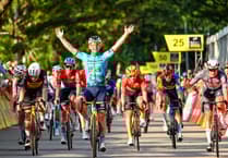 Elite Cyclists Race in Dawlish Today