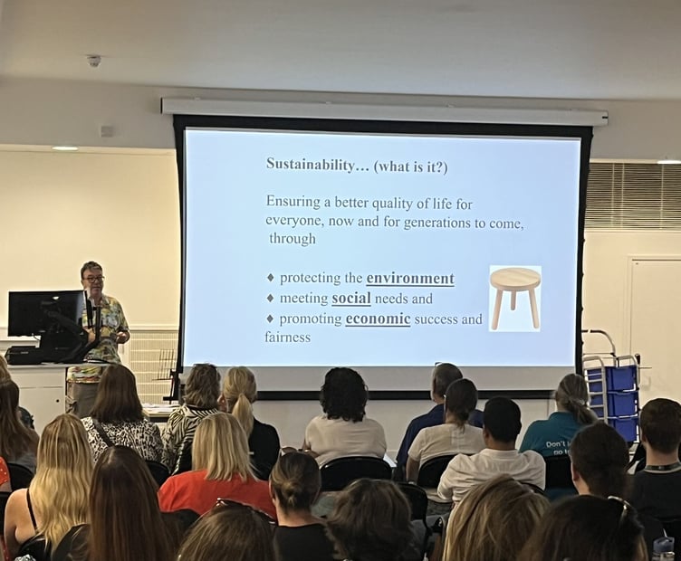 Conference for teachers on climate change.