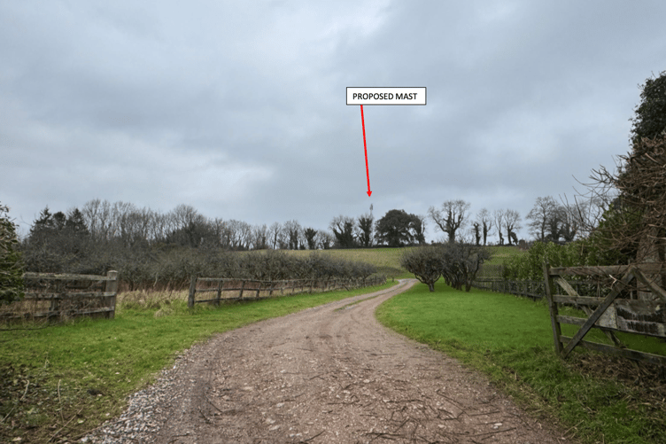 5G mast proposal near Ipplepen