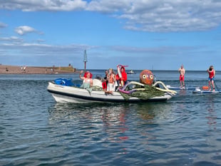 Whatever floats your boat - fancy dress fun at Shaldon Water Carnival 