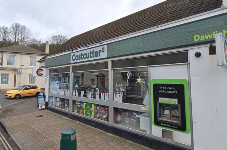 Costcutter Dawlish. Photo Google 