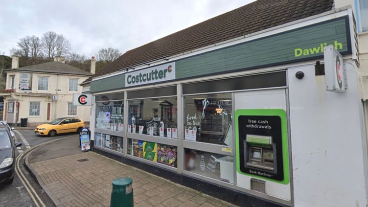 Costcutter Dawlish. Photo Google