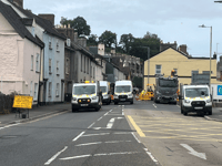 Key road in and out of town closed until next week