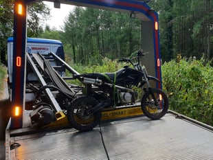 Police seize bike in crackdown