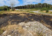 Newton Abbot fire crew tackles 'out of control' bonfire