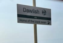 Aurora cruise ship sails by Dawlish, Teignmouth