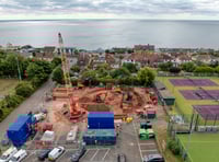 Videographer films SWW progress in Dawlish 