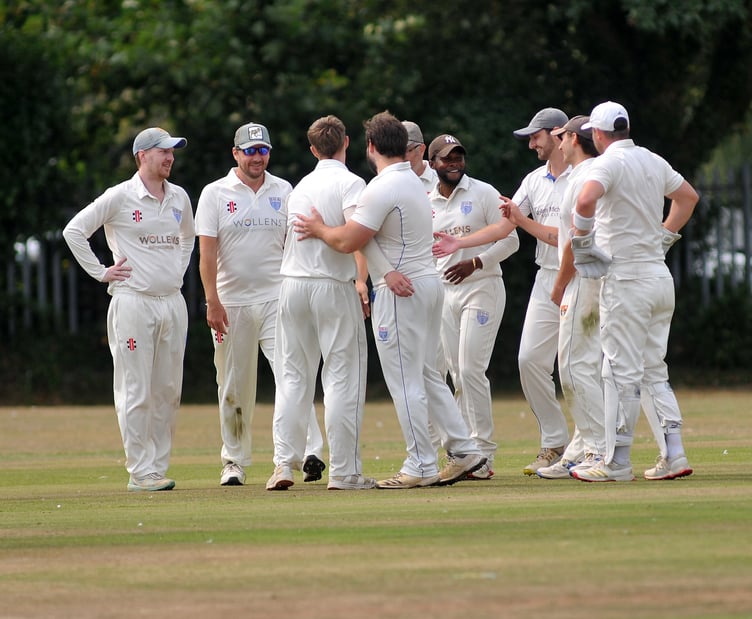 Devon Cricket League C Division West. South Devon 1st XI versus Ipplepen 2nd XI. South Devon happy at the result
Ipplepen won the toss and elected to bat making 192 all out after 41.5 overs. South Devon took to the crease and scored 193/7 in 42 overs giving them a three wicket run