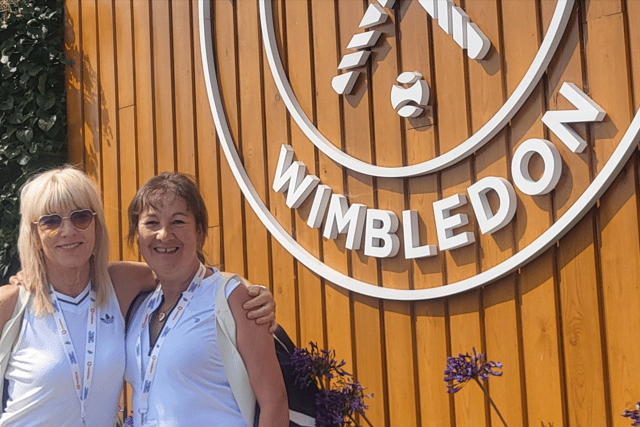 Devon duo's dream Wimbledon debut ends in injury
