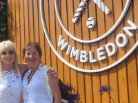 Devon duo's dream Wimbledon debut ends in injury