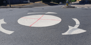 St George flag painters told: “Stop defacing roundabouts”