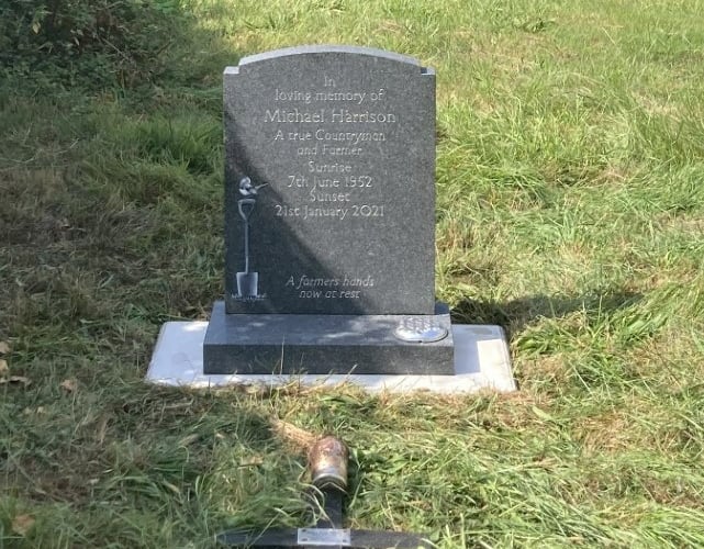 Memorial cross removed from Broadhempston grave. Photo Devon and Cornwall Police 
